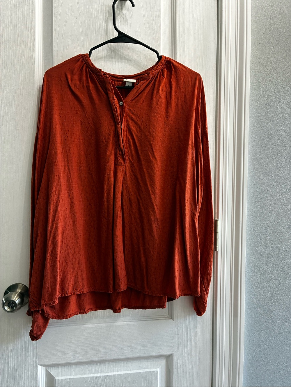 a New Day Burnt Orange tunic